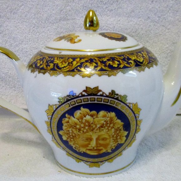T. Limoges France Depos Porcelain Bacchus 7" Tall Teapot - Picture 7 of 9